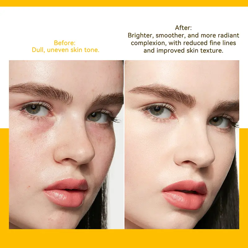 Turmeric & Vitamin C Skincare Set Effect